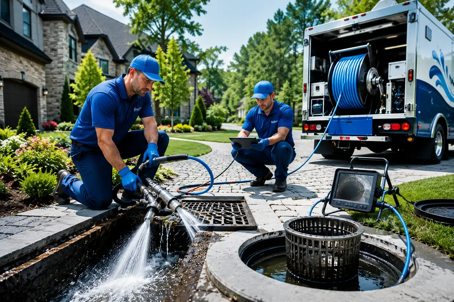 Local outdoor drain cleaning professionals in Lexington, MI